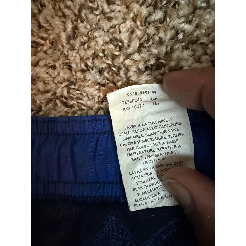 Nike Mens Swim Trunks XL Blue Colorblock Board Shorts Mesh Lined TESS0242